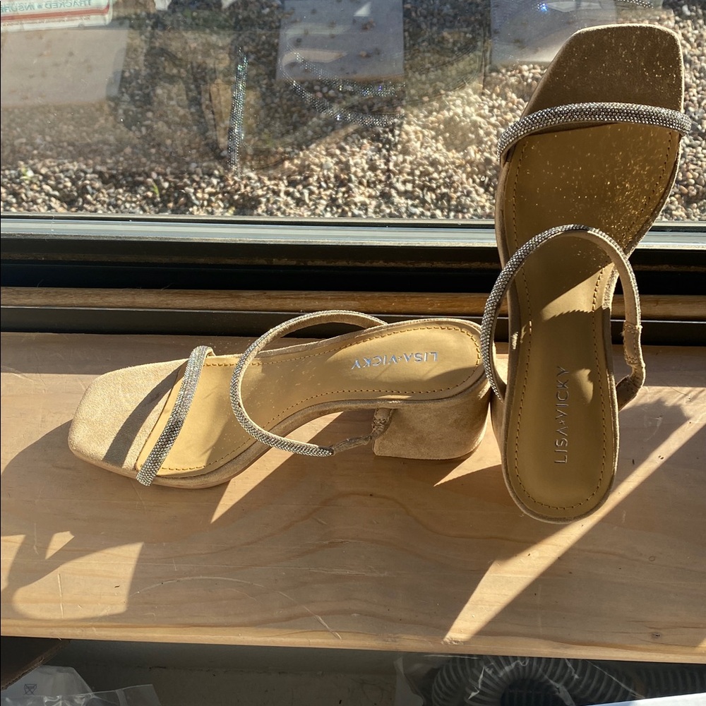 Lisa vicky silver Strappy Sandals